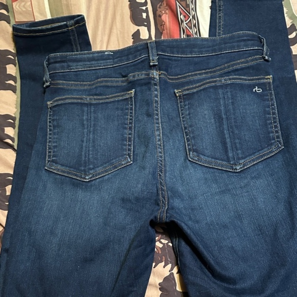132.  Rag & Bone women’s Dark Blue Skinny Jeans